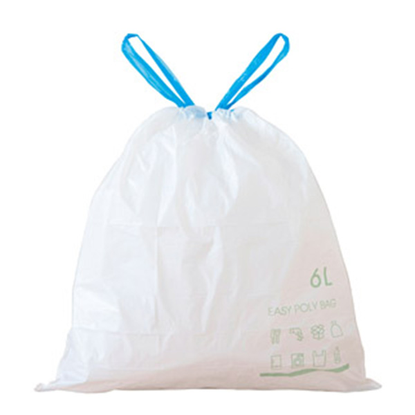ひも付きイージーポリ袋6L用　15枚入
