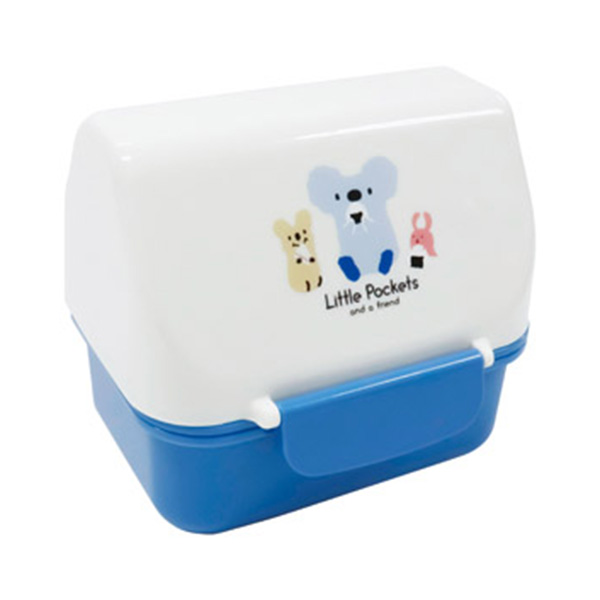 Little Pockets おにぎりお弁当箱　ブルー