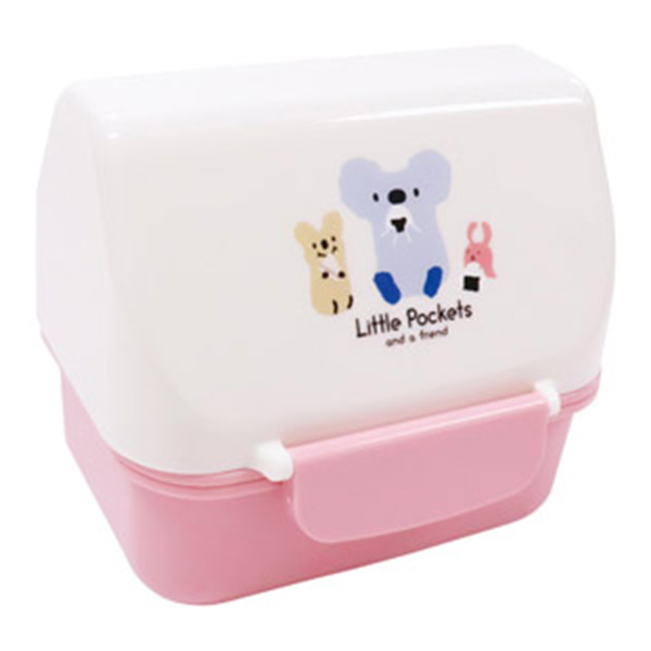 Little Pockets おにぎりお弁当箱　ピンク