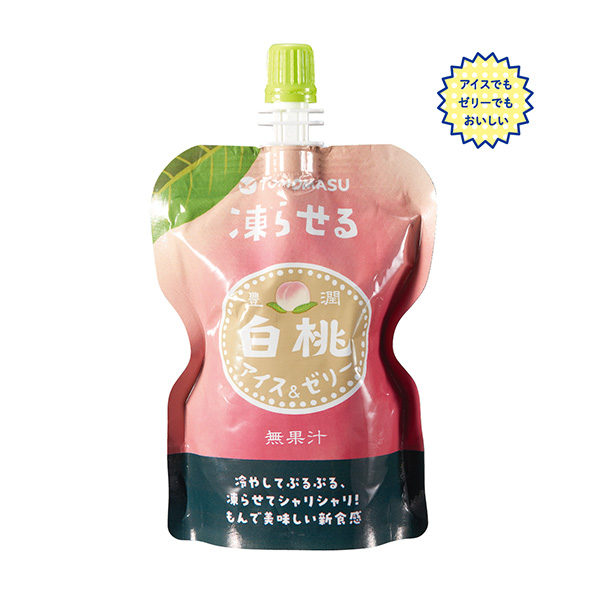 果実アイス＆ゼリー 白桃