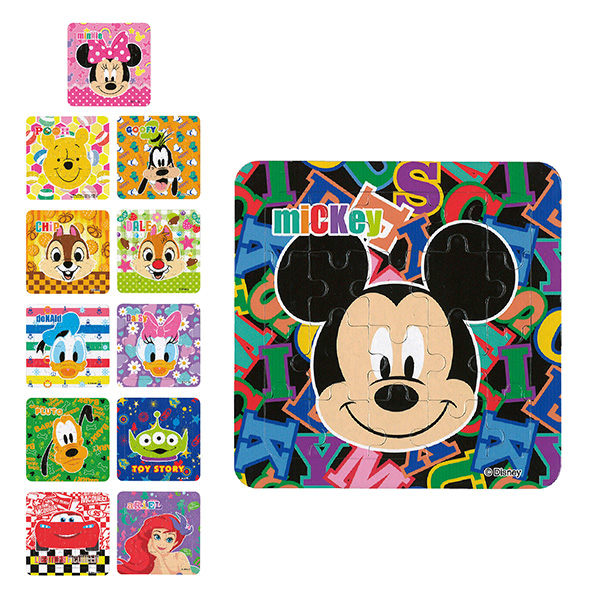 キャラクター オールスター顔柄20Pパズル