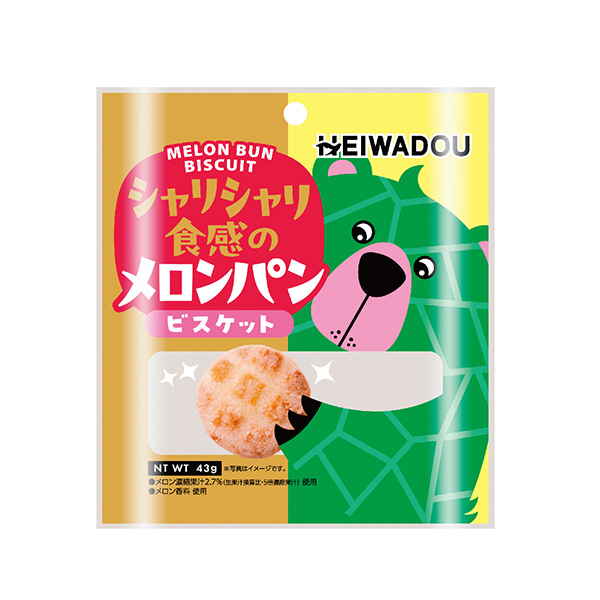 お手軽おやつ　メロンパンビスケット
