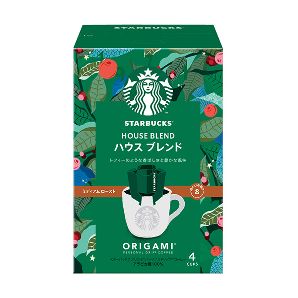 スターバックスオリガミコーヒー ハウスブレンド4袋入