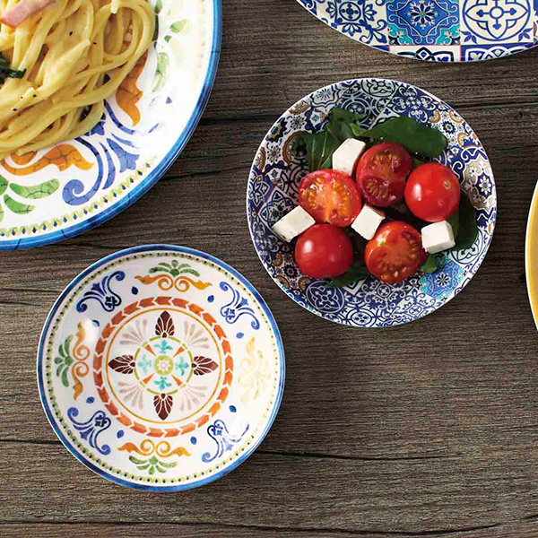 ラステリア／陶器みたいなミニプレート2枚セット