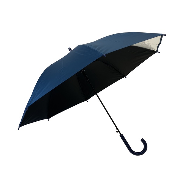 子供ジャンプ 55cm 晴雨兼用 耐風 遮光(ネイビー)