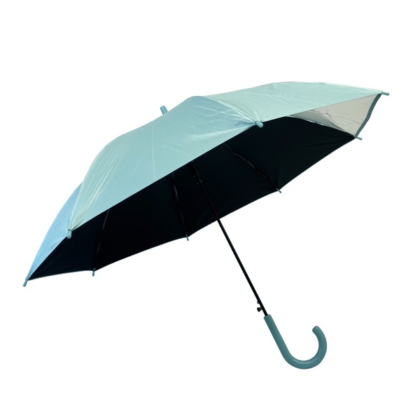 子供ジャンプ 55cm 晴雨兼用 耐風 遮光(ブルー)