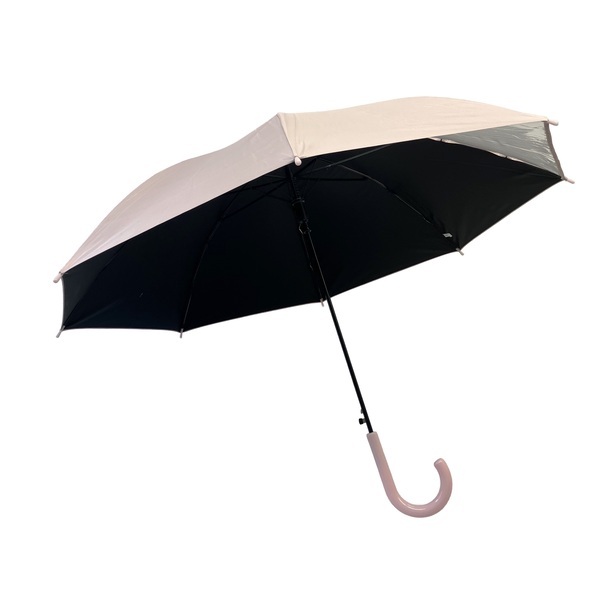 子供ジャンプ 55cm 晴雨兼用 耐風 遮光(ピンク)