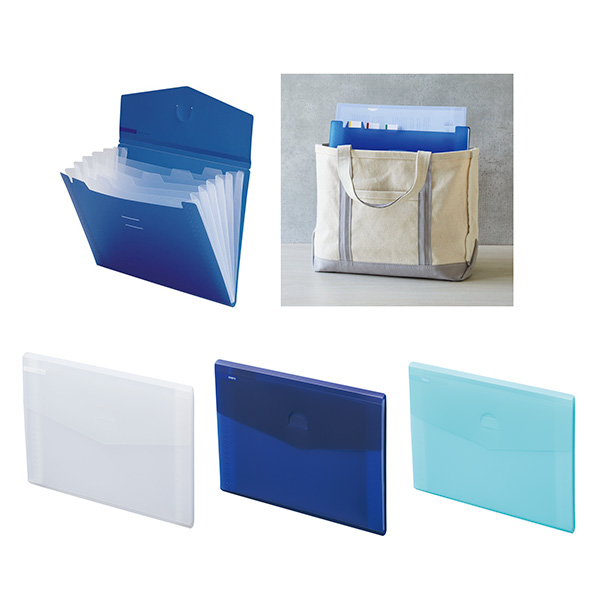 【リヒトラブ】soeru スリムドキュメントファイル(ヨコ型)