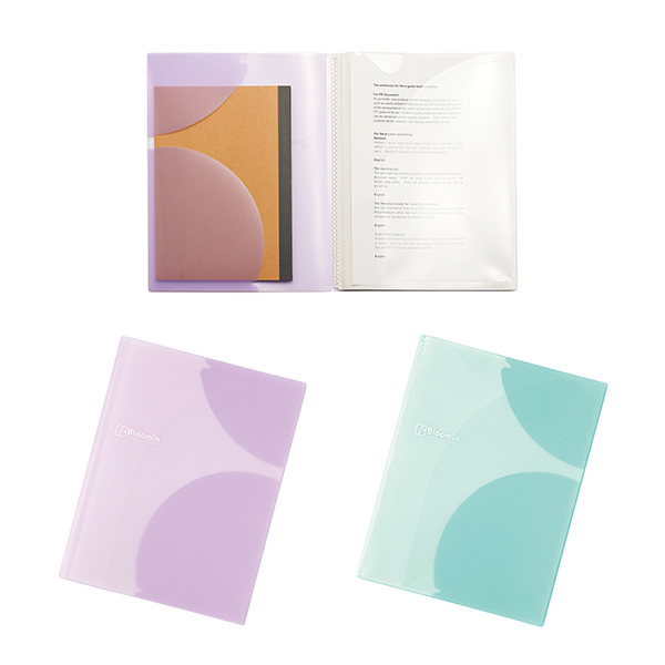 【リヒトラブ】Bloomin ポケットホルダー8P(A4)