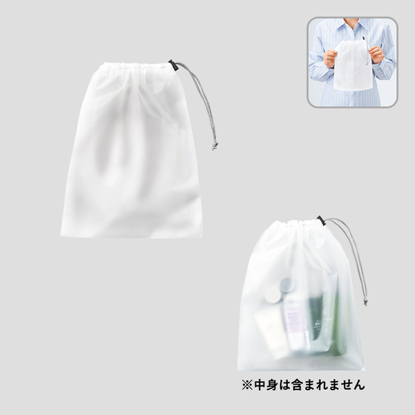 EVA巾着（M）　クリア