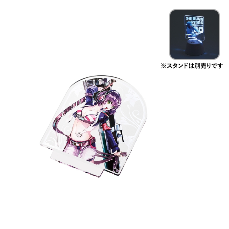 アクリルライティングスタンド　ラウンド用プレート【アクリル代】