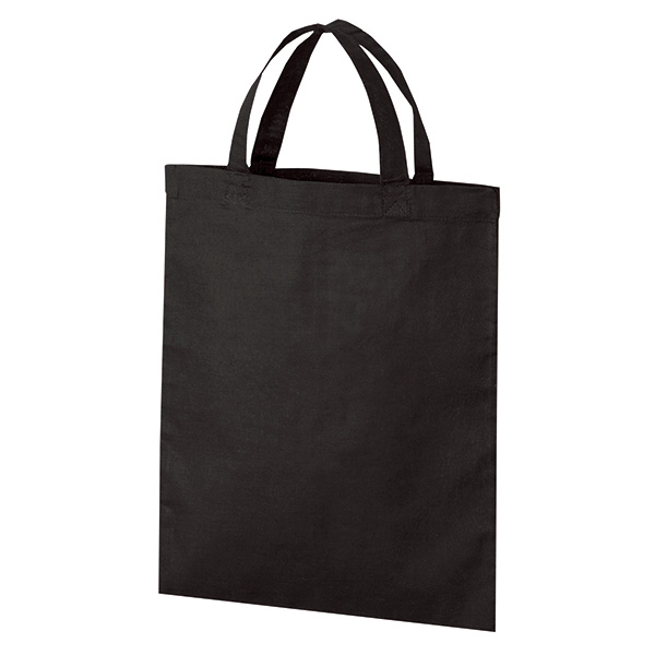 コットンバッグ A4ワイド(ブラック)