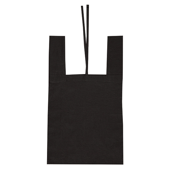コットンバッグ レジ袋型(ブラック)
