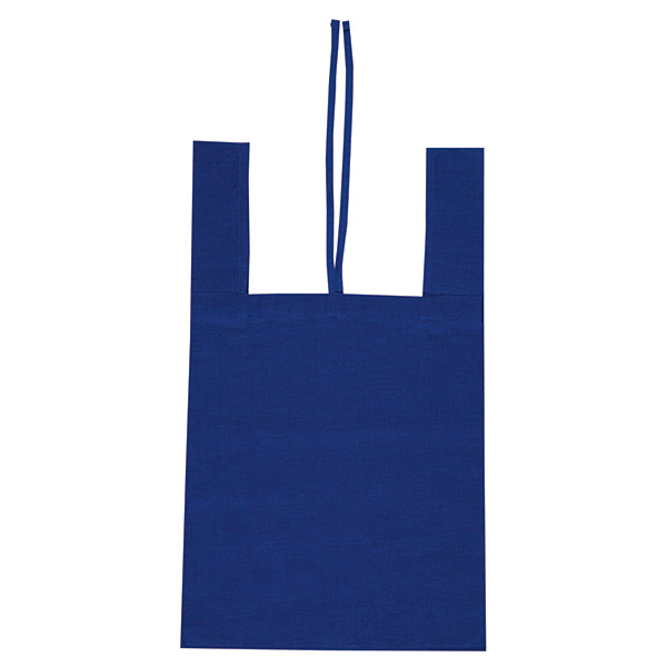 コットンバッグ レジ袋型(ネイビー)