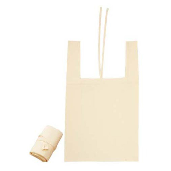 コットンバッグ レジ袋型(ナチュラル)