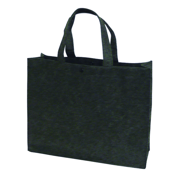 フェルトバッグ A4ヨコ(チャコール)