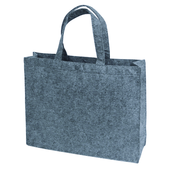 フェルトバッグ A4ヨコ(グレー)