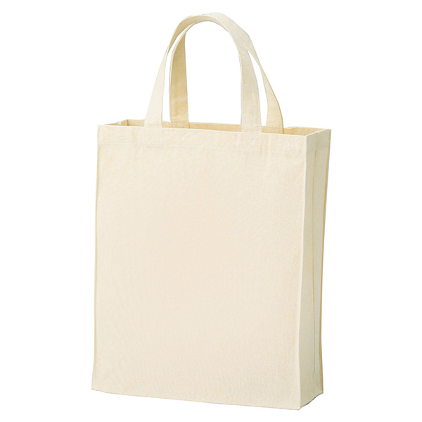 厚手コットンバッグ A4マチ付(ナチュラル)