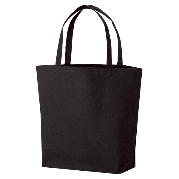 厚手コットンバッグ トート L(ブラック)