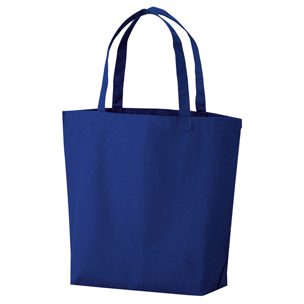 厚手コットンバッグ トート L(ネイビー)